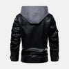 Heroic Dream Mens Leather Jacket with Hood