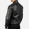 Jaxon Mens Leather Bomber Jacket