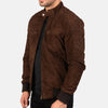 Jaxon Mens Leather Bomber Jacket