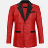 Luminary Mens Leather Blazer