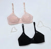 Saffron Pack of 2 - Non Padded Embroidered Mesh Bras