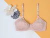 Saffron Pack of 2 - Non Padded Embroidered Mesh Bras