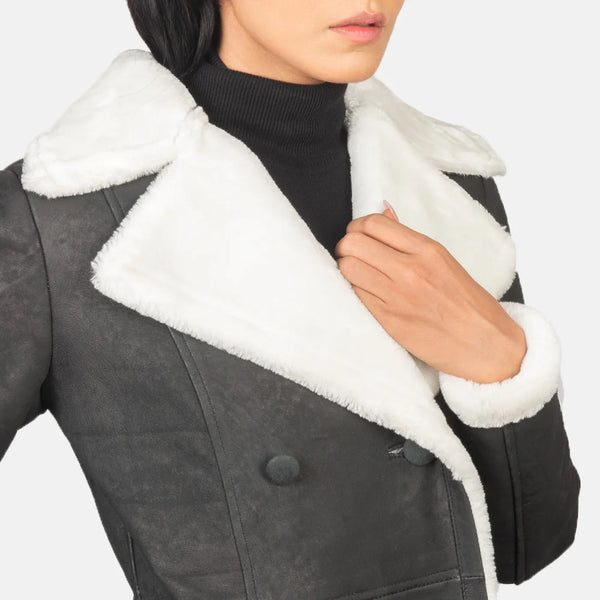 City Scape Trench leather Coats
