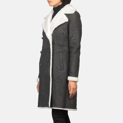 City Scape Trench leather Coats
