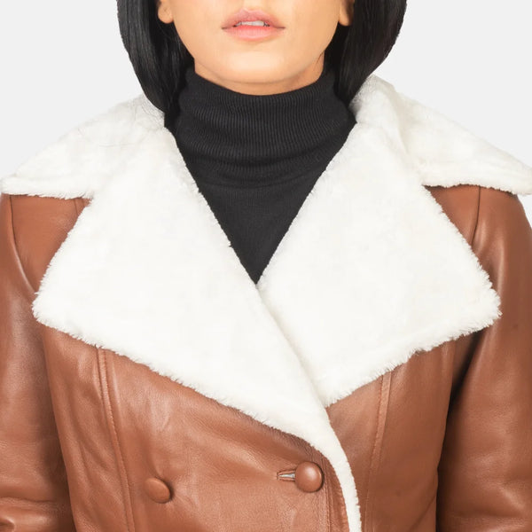 City Scape Trench leather Coats