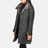 Milan Spirit Leather Shearling Coat