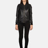 Naya Leather Bomber Jacket for Women | Order Now