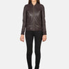 Naya Leather Bomber Jacket for Women | Order Now