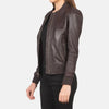 Naya Leather Bomber Jacket for Women | Order Now