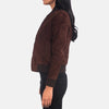 Naya Leather Bomber Jacket for Women | Order Now