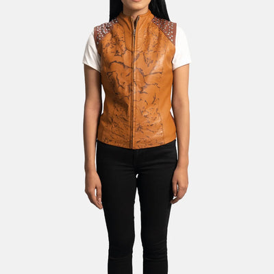 Nightshade Leather Vests for Women