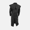 Nocturne Delegate Black Leather Duster