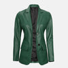 Nola Stellar Womens Leather Blazer