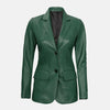 Nola Stellar Womens Leather Blazer