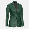 Nola Stellar Womens Leather Blazer