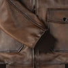 Panorama Leather Jacket  Leather Bomber Jacket