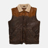 Phantom Feather Raiment Leather Vest Mens