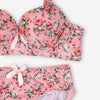 Pink Floral Padded Set