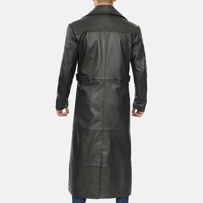 Prairie Long Leather Duster Men