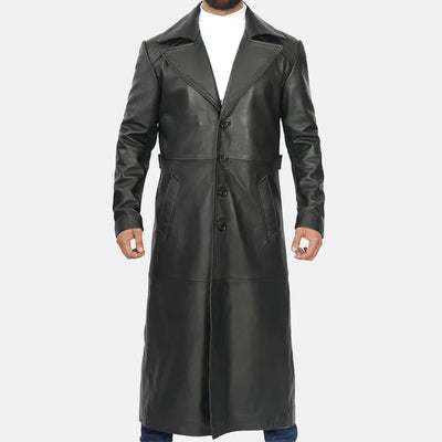 Prairie Long Leather Duster Men