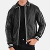 Quantum Leather Bomber Jackets