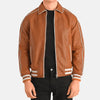 Quantum Leather Bomber Jackets