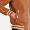 Quantum Leather Bomber Jackets