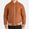 Quantum Leather Bomber Jackets