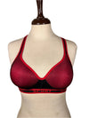 Red Sports Back Padded Bra