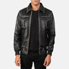 Rhythm Leather Jacket  Leather Bomber Jacket