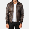 Rhythm Leather Jacket  Leather Bomber Jacket