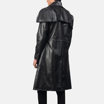 Ruby Roamer Leather Duster Jacket