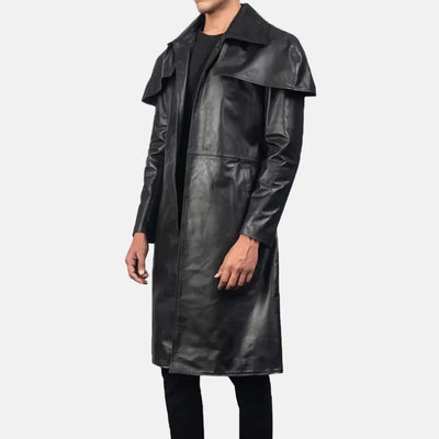 Ruby Roamer Leather Duster Jacket