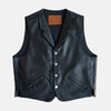 Shadowlord Black Leather Vest