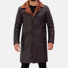 Shearlings Sage Mens Leather Duster Coat