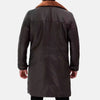 Shearlings Sage Mens Leather Duster Coat