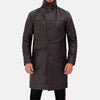 Shearlings Sage Mens Leather Duster Coat