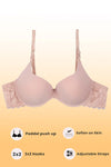 Blue European Imported Sugar Lacy Bra