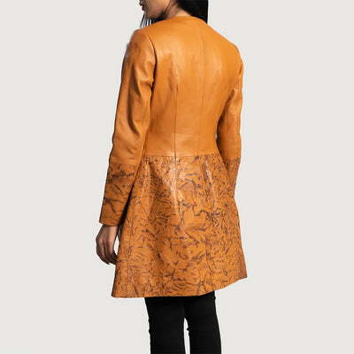 Sojourner Female Leather Coat | Leather Trench Coats