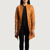 Sojourner Female Leather Coat | Leather Trench Coats