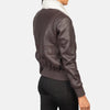 Squad Leather Bomber Jacket for Women