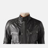 Steel Heart Leather Biker Jacket  Men's Biker Jacket