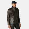 Steel Heart Leather Biker Jacket  Men's Biker Jacket