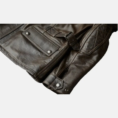 Steel Heart Leather Biker JacketMen's Biker Jacket