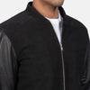 Stormbringer Leather Bomber Jacket For Men