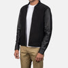 Stormbringer Leather Bomber Jacket For Men