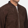 Stormbringer Leather Bomber Jacket For Men