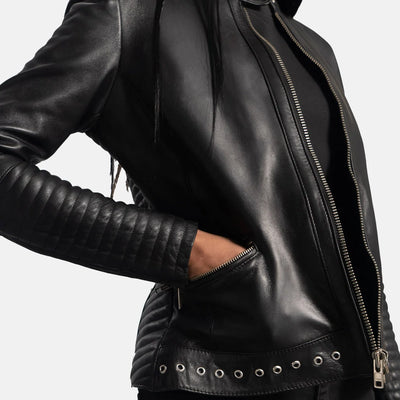 Streetwise Leather Biker Jacket | Women's Biker Jacket