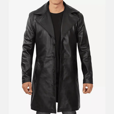 Summit Raider Mens Leather Duster