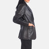 Svelte Sleek Leather Blazer Outfit